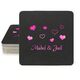 Pretty Hearts Galore Square Coasters Image 1 of 2